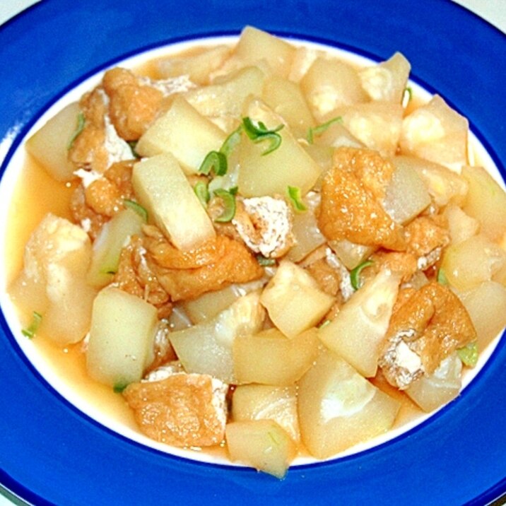 冬瓜と油揚げでシンプルな煮物!冬瓜の油揚げ煮